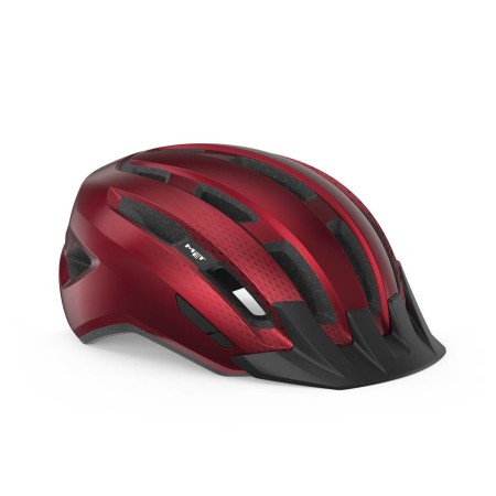Kask DOWNTOWN M/L czerwony połysk