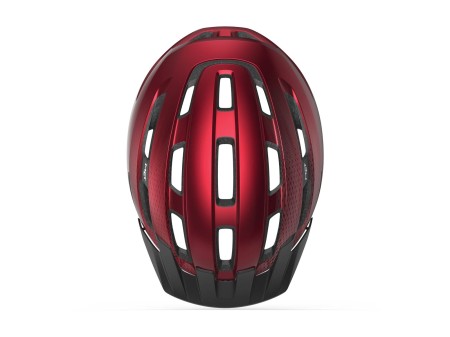Kask DOWNTOWN M/L czerwony połysk