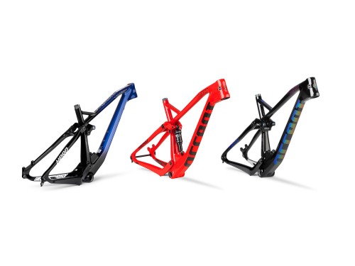 Przejdź do produktu Rama MTB 29" Hero Carbon M granatowo-limonkowa, boost 148x12mm