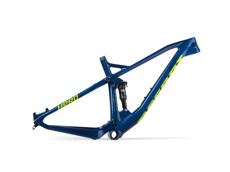Rama MTB 29" Hero Carbon XL granatowo-limonkowa, boost 148x12mm