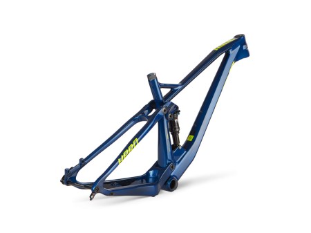 Rama MTB 29" Hero Carbon XL granatowo-limonkowa, boost 148x12mm