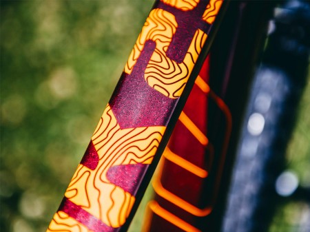 Rama MTB 29" Peak Carbon Boost L cherry orange, boost 148x12mm