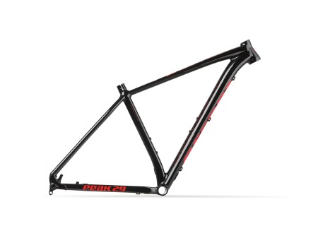 Rama MTB 29" Peak Boost M czarno-czerwona, boost 148x12mm