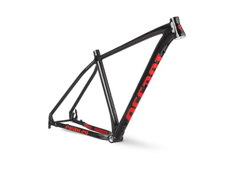 Rama MTB 29" Peak Boost M czarno-czerwona, boost 148x12mm