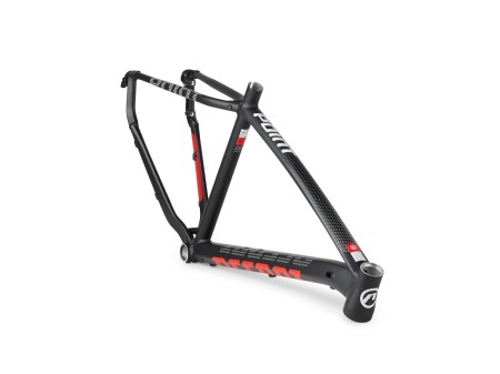 Rama MTB 29" Point L czarno-czerwona, 142x12mm