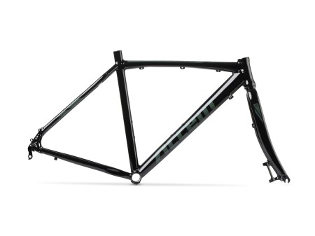 Rama gravel Falcon L czarno-grafitowa (rama, widelec, stery), QR