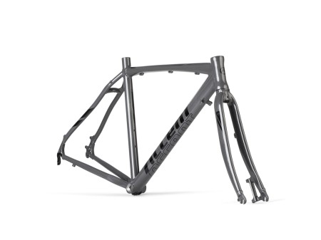 Rama gravel Falcon L grafitowo-czarna (rama, widelec, stery), QR