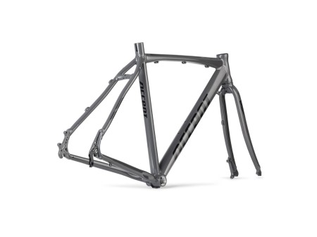 Rama gravel Falcon L grafitowo-czarna (rama, widelec, stery), QR