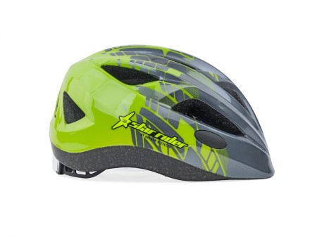 Kask AUTHOR STAR RIDER szaro-zielony(fluo) 46-51