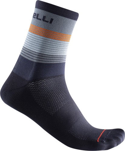 Przejdź do produktu Skarpetki kolarskie Scia 12, light steel blue/pop orange-savile blue, rozmiar S/M