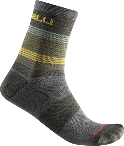 Przejdź do produktu Skarpetki kolarskie Scia 12, military green/saffron-forest gray, rozmiar S/M