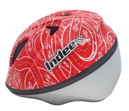 Przejdź do produktu Kask AUTHOR INDEE czerwono-srebrny 48-50
