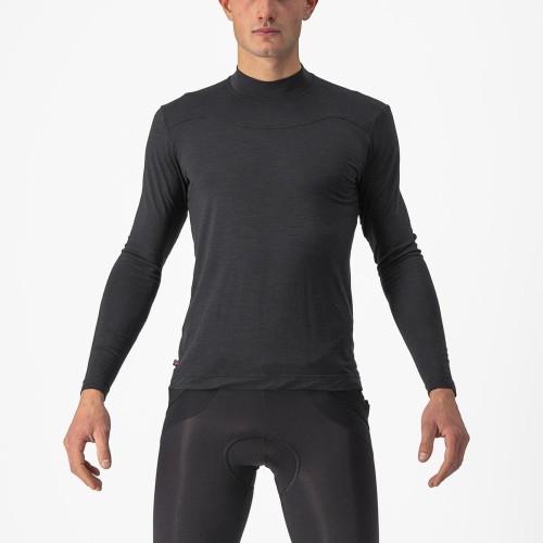 Przejdź do produktu Podkoszulek kolarski Bandito Wool LS, czarny, rozmiar M