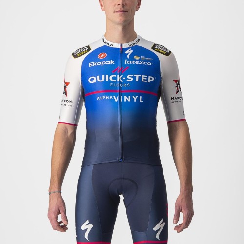 Przejdź do produktu Koszulka kolarska Aero Race 6.1, Team Quick Step, belgian blue/white, rozmiar XXL