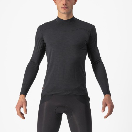 Podkoszulek kolarski Bandito Wool LS, czarny, rozmiar XXL