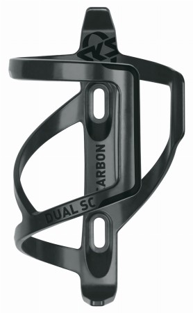 Koszyk na bidon DUAL SC czarny, polycarbon