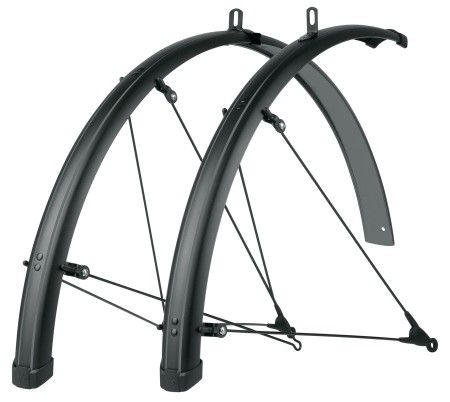 Błotniki BLUEMELS STRIPES 28", 69 mm czarne