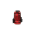 Lampa tylna DWN Basic 1 dioda USB on/off czerwona