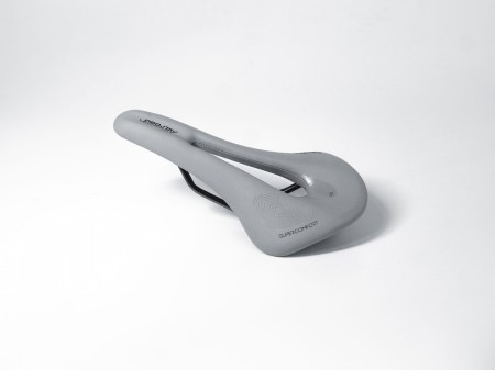 Siodełko ALLROAD SUPERCCOMFORT RACING WIDE OPEN szare