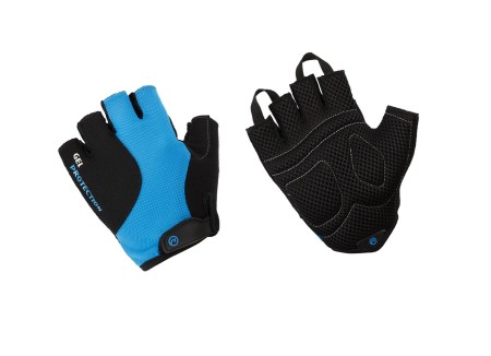 Rękawiczki Rider, czarno-niebieskie, M