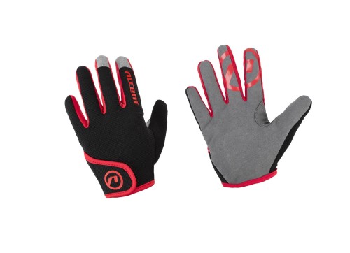 Przejdź do produktu Rękawiczki dziecięce Jockey, czarno-czerwone, S/M