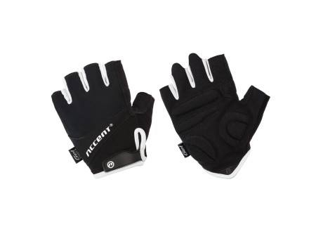 Rękawiczki damskie Bella Pro, czarno-białe, L