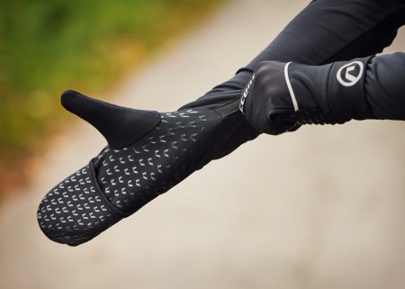 Rękawiczki ocieplane Thermal z pokrowcem, czarne, XL