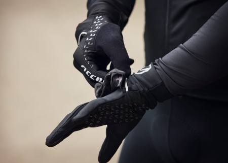 Rękawiczki ocieplane Thermal z pokrowcem, czarne, XL