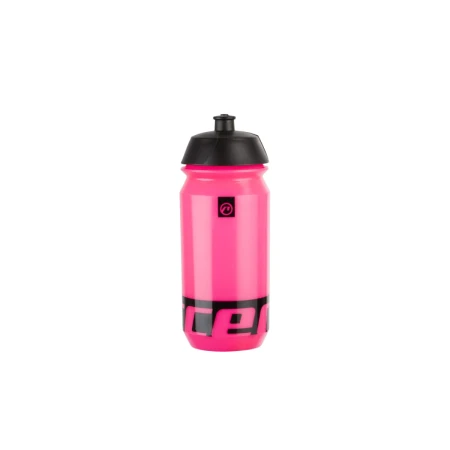 Bidon Peak różowy fluo-czarny 500 ml