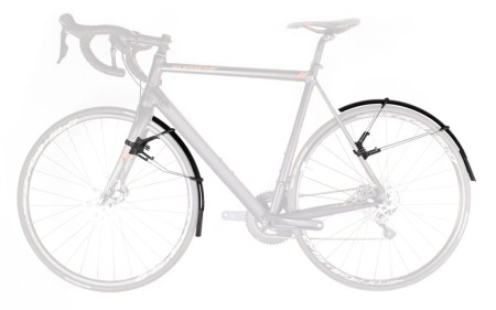 Błotniki RACEBLADE PRO 28" czarne zestaw