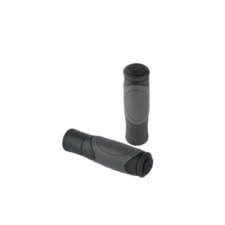 Chwyty kierownicy Apollo 2D 92mm, czarno-grafitowe