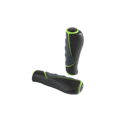 Chwyty kierownicy Comfort 3D 130mm, grafitowo-czarno-zielony