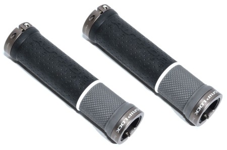 Chwyty kierownicy AUTHOR GRIPLOCK R20 130mm czarno-szare