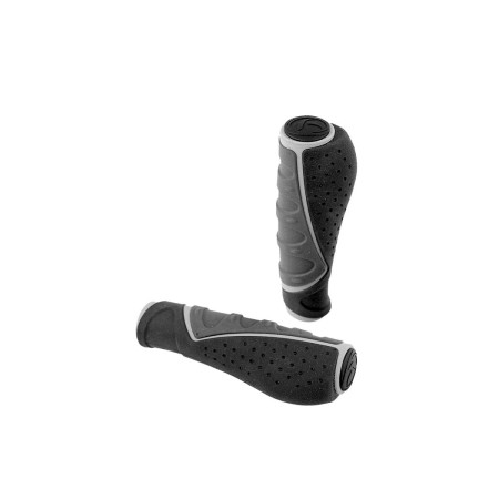 Chwyty kierownicy Comfort 3D 130mm, grafitowo-czarno-szare