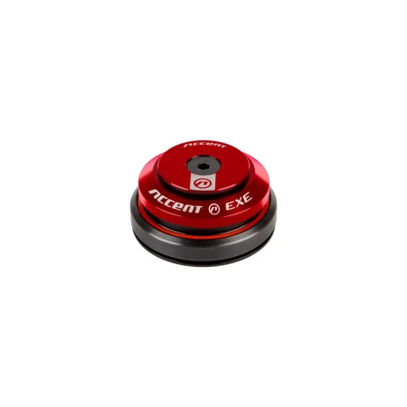 Stery zintegrowane HI-EXE Taper 1-1/8"-1.5" IS42/IS52, czerwone, łożyska maszynowe