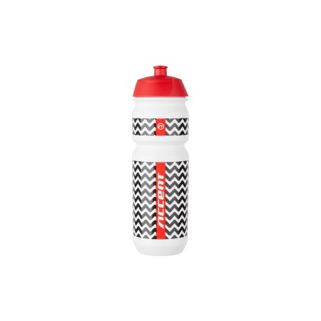 Bidon ZigZac biało-czerwony 750 ml