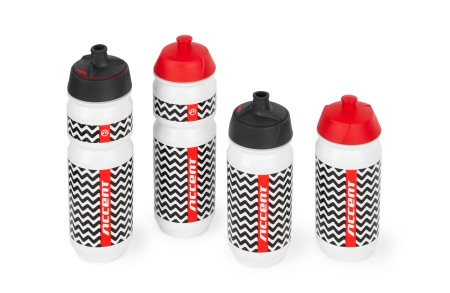 Bidon ZigZac biało-czerwony 750 ml