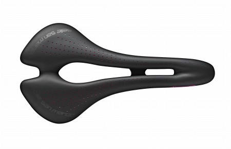 Siodełko ASPIDE SUPERCOMFORT LADY RACING WIDE OPEN czarne + PRESA CORSA TEAM KIT LADY