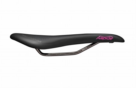 Siodełko ASPIDE SUPERCOMFORT LADY RACING WIDE OPEN czarne + PRESA CORSA TEAM KIT LADY