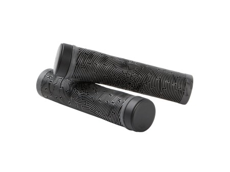 Chwyty kierownicy Maze 137mm, szaro/czarne