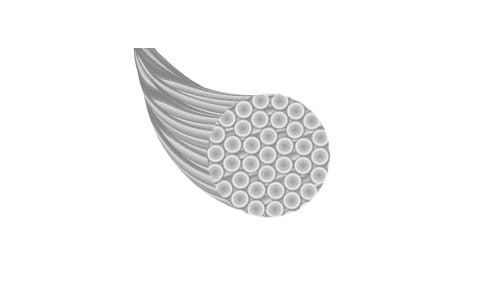Przejdź do produktu Linka hamulca MTB ze stali nierdzewnej szlifowanej z 31 drutów stalowych, 1.5mm x 1700mm