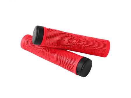Chwyty kierownicy Maze 137mm, czerwone