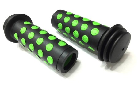 Chwyty kierownicy AUTHOR JUNIOR R20 102mm czarno-zielone
