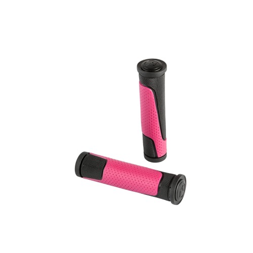 Przejdź do produktu Chwyty kierownicy Comet 2D 125mm, czarno-różowe