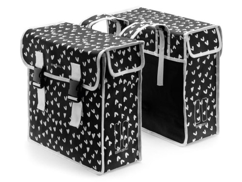 Przejdź do produktu Sakwa Basil Mara XL 35L black heart dots 