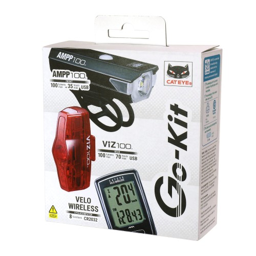 Przejdź do produktu Zestaw Cateye HL-EL041RC / TL-LD800B / CC-VT230W