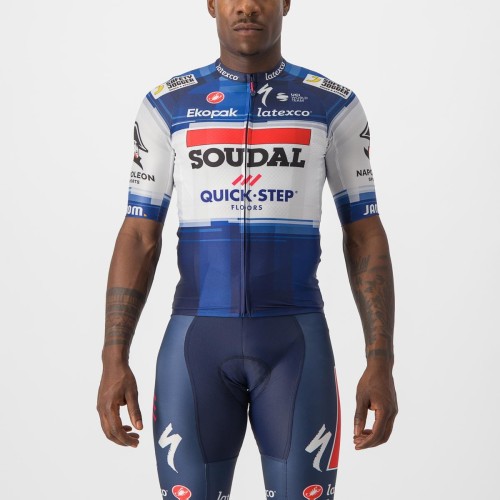 Przejdź do produktu Koszulka kolarska Aero Race 6.1, Team Soudal Quick Step, dark blue/white, rozmiar M