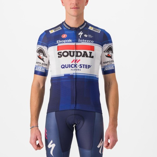 Przejdź do produktu Koszulka kolarska Competizione, Team Soudal Quick Step, dark blue/white, rozmiar XL