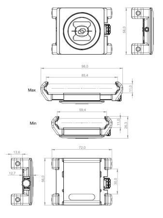 Zestaw SP Connect Bike Bundle II Universal Phone Clamp
