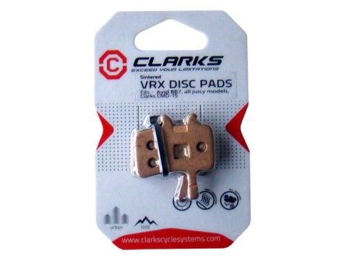 Przejdź do produktu Klocki hamulcowe CLARKS dla AVID/SRAM (Avid Juicy 3, 5, 7, 7 Carbon, Ultimate, BB7, Clarks CMD-15), Spiekane